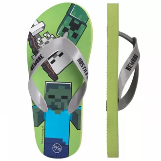 Minecraft Beware gyerek papucs, Flip-Flop 29-38