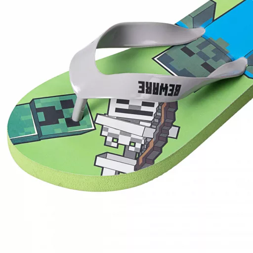 Minecraft Beware gyerek papucs, Flip-Flop 29-38