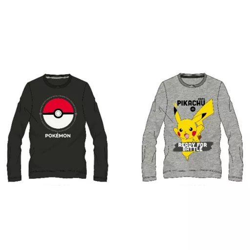 Pokémon Battle gyerek hosszú ujjú póló, felső 10 - 14 év / 140 - 164 cm