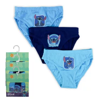   Disney Lilo és Stitch, A csillagkutya Blue gyerek fehérnemű, alsó 3 darab/csomag 2 - 8 év / 92 - 128 cm