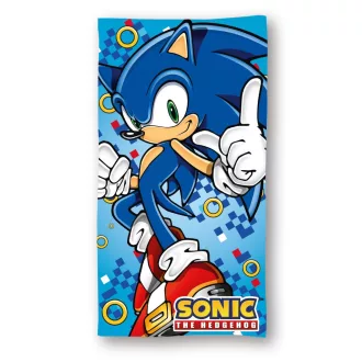   Sonic a sündisznó Rush fürdőlepedő, strand törölköző 70x140cm (Fast Dry)