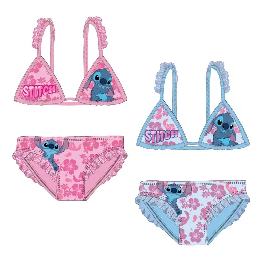 Disney Lilo és Stitch, A csillagkutya Hibiscus gyerek fürdőruha, bikini 3 - 8 év / 98 - 128 cm