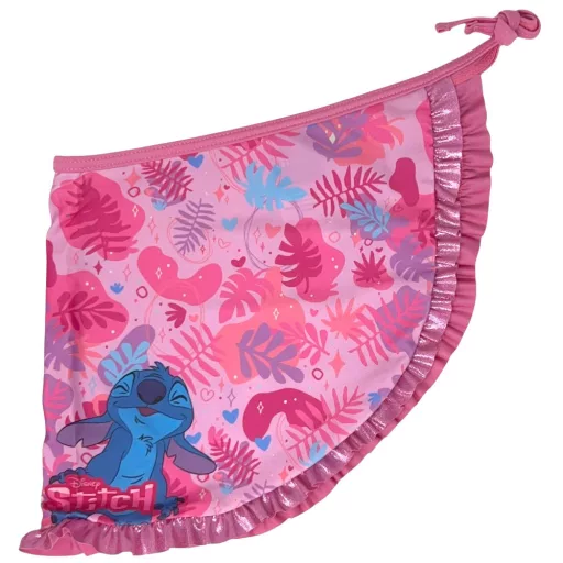 Disney Lilo és Stitch, A csillagkutya Tropic Pink gyerek bikini és sarong szett 4 - 10 év / 104 - 140 cm