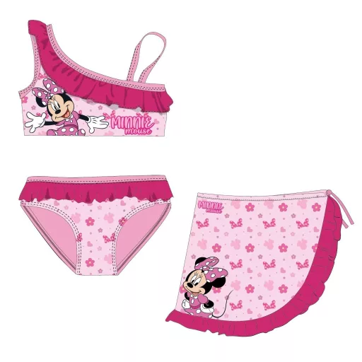 Disney Minnie Cute gyerek bikini és sarong szett 4 - 10 év / 104 - 140 cm