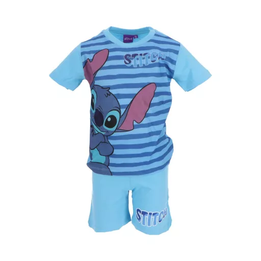 Disney Lilo és Stitch, A csillagkutya Confident gyerek rövid pizsama 3 - 8 év / 98 - 128 cm