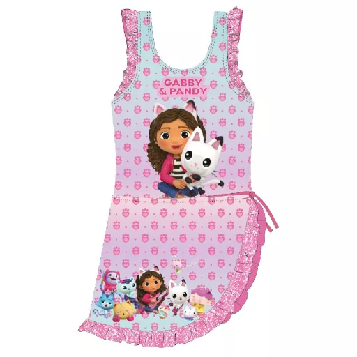 Gabi babaháza Pandy gyerek fürdőruha és sarong szett 3 - 8 év / 98 - 128 cm