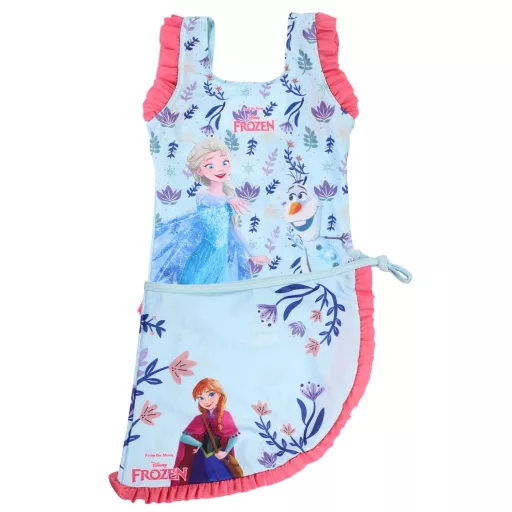 Disney Jégvarázs Frolic gyerek fürdőruha és sarong szett 3 - 8 év / 98 - 128 cm
