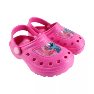   Disney Lilo és Stitch, A csillagkutya Pink Fun gyerek papucs, clog 22-32