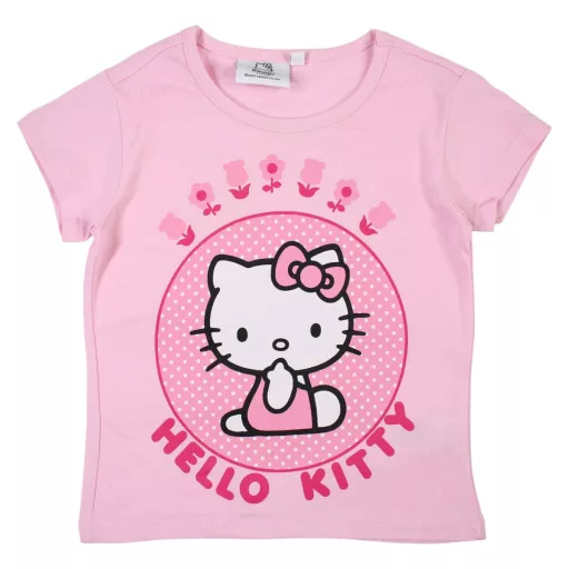 Hello Kitty Pink gyerek rövid póló, felső 3 - 8 év / 98 - 128 cm