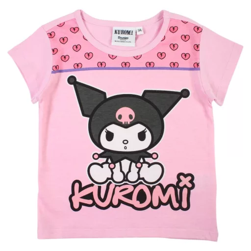 Hello Kitty Kuromi gyerek rövid póló, felső 3 - 8 év / 98 - 128 cm