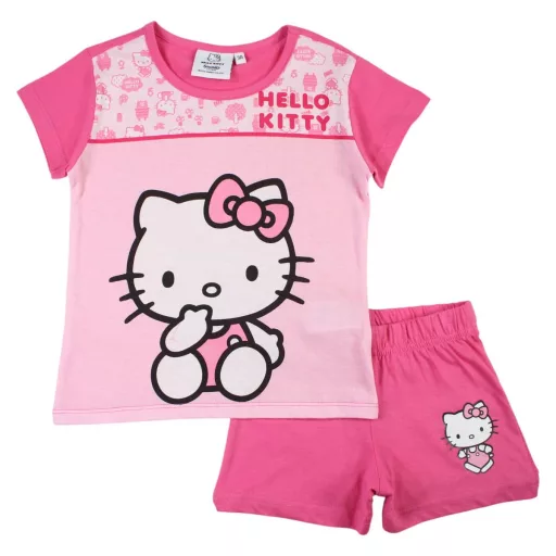 Hello Kitty Cutie gyerek rövid pizsama 3 - 8 év / 98 - 128 cm