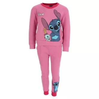   Disney Lilo és Stitch, A csillagkutya Scrump Pink gyerek melegítő, jogging szett 2 - 8 év / 92 - 128 cm