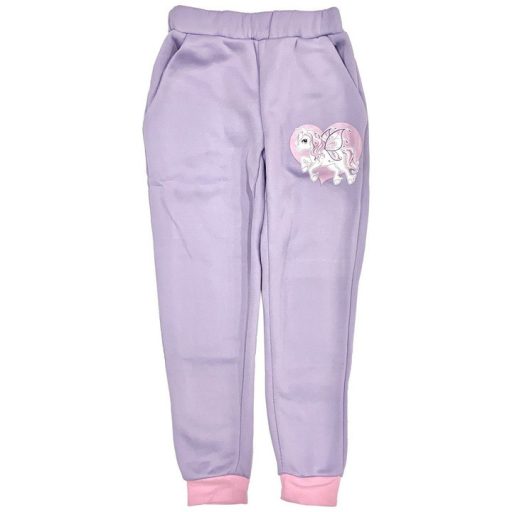 Unikornis Purple gyerek melegítő, jogging szett 3 - 8 év / 98 - 128 cm