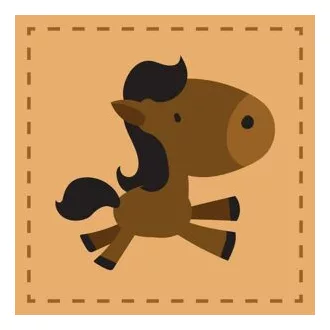 Lovas Brown kéztörlő arctörlő, törölköző 30x30cm