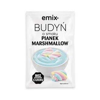 Marshmallow ízű puding cukormentes