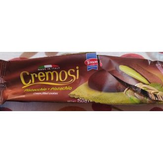 Cremosi pisztáciakrémmel töltött olasz keksz