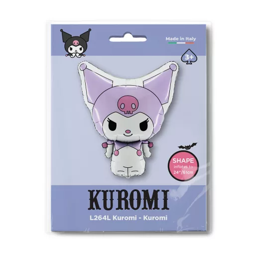 Hello Kitty Kuromi fólia lufi 61 cm