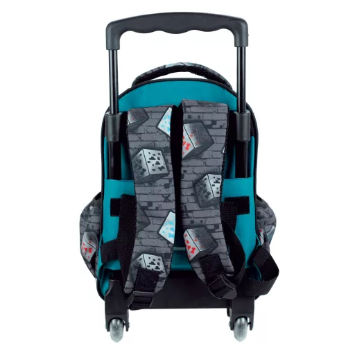 Minecraft Metro Art Blast gurulós ovis hátizsák, táska 30 cm