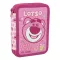 Disney Játékháború Lotso Jam tolltartó töltött 2 emeletes