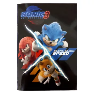 Sonic a sündisznó Hype Man B/5 vonalas füzet 40 lapos