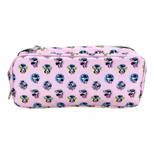 Disney Minnie Pretty in Pink 2 rekeszes tolltartó 26 cm