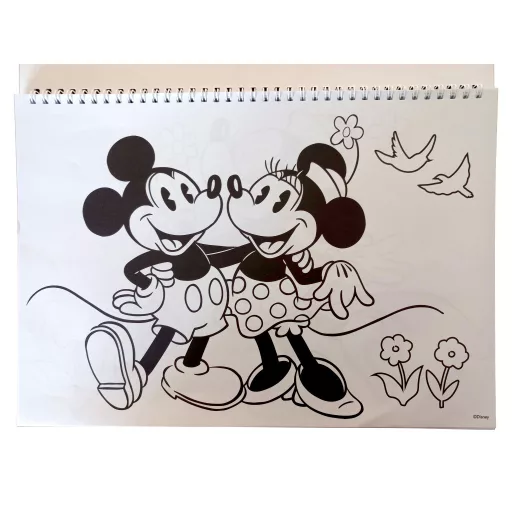Disney Minnie Nomadic Spirit A/4 spirál vázlatfüzet 40 lapos matricával