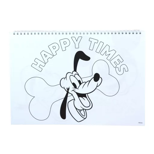 Disney Mickey Oh Boy A/4 spirál vázlatfüzet 40 lapos matricával