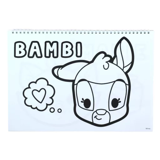 Disney Classics Love A/4 spirál vázlatfüzet 40 lapos matricával