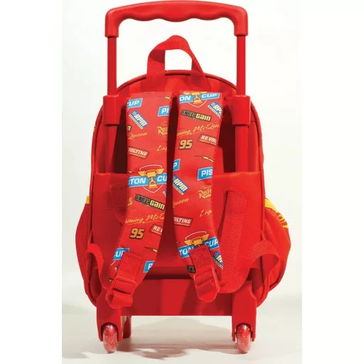 Disney Verdák Piston Cup gurulós ovis hátizsák, táska 30 cm