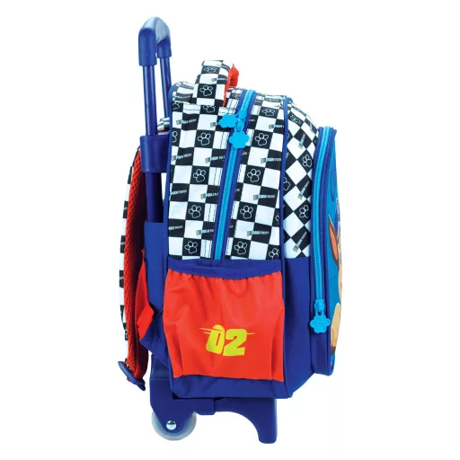 Mancs Őrjárat Chase Racing gurulós ovis hátizsák, táska 30 cm