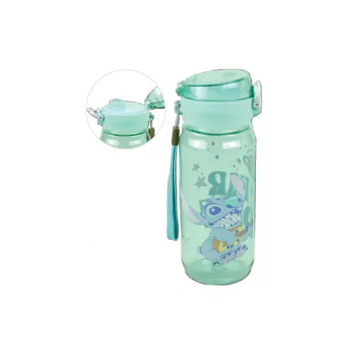 Disney Lilo és Stitch, A csillagkutya Blast műanyag kulacs akasztóval 600 ml