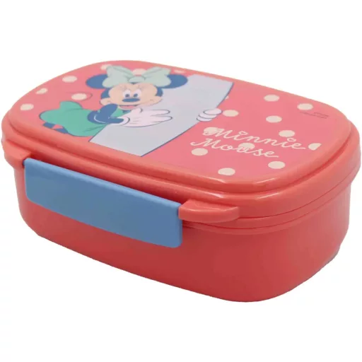 Disney Minnie Summer szendvicsdoboz + evőeszköz szett