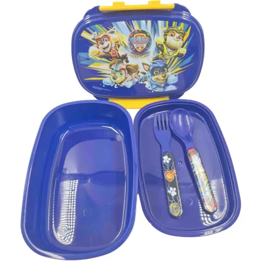 Mancs Őrjárat Power Up szendvicsdoboz + evőeszköz szett