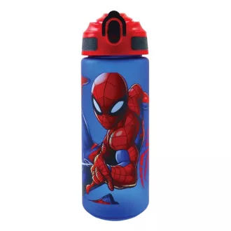   Pókember Evergreen műanyag matt szívószálas kulacs 600 ml