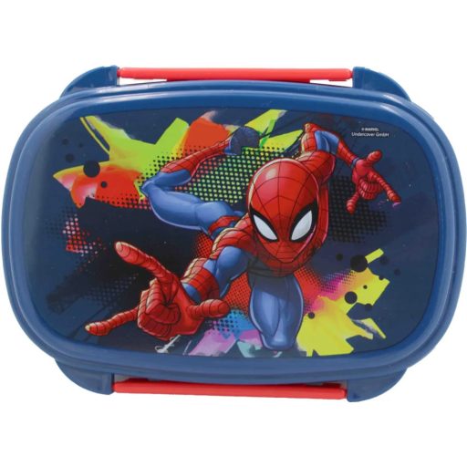 Pókember Splotch szendvicsdoboz + evőeszköz szett