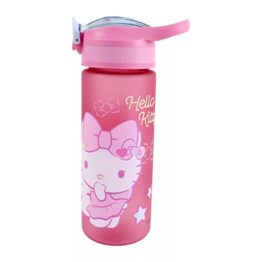 Hello Kitty Unicorn műanyag matt szívószálas kulacs 600 ml