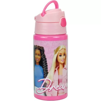   Barbie Dream Team alumínium szívószálas kulacs akasztóval 500 ml