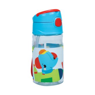   Fisher-Price Animals Fly műanyag szívószálas kulacs akasztóval 350 ml