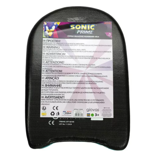 Sonic a sündisznó Get Me kickboard, úszódeszka 45 cm