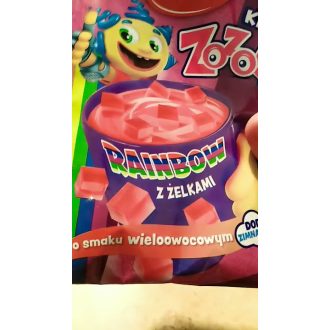   DELECTA RAINBOW ZOZOLE hidegen sajtolt gumicukorral ízesített gyümölcszselé 34 g