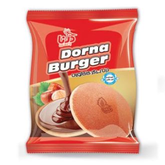 Dorna Burger csokikrémmel töltött amerikai palacsinta