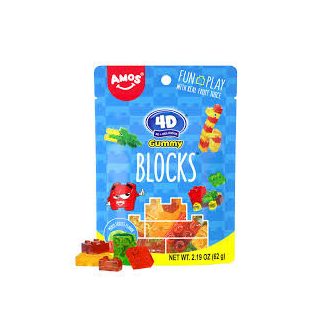 Amos 4D építhető gumicukor