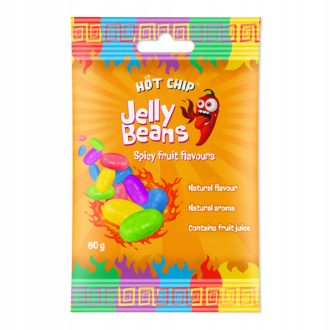 Hot Csípős gyümölcsös jelly beans cukorka