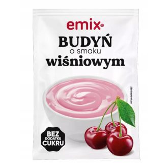 Cukormentes cseresznye puding