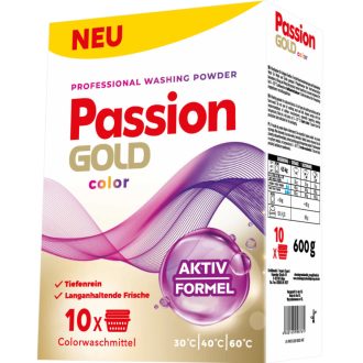   Passion Gold  színes mosópor 600g / 10 mosás (18db/karton)