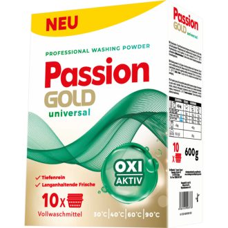   Passion Gold  univerzális mosópor 600g / 10 mosás (18db/karton)