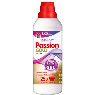   Passion Gold  mosógél színes ruhákhoz 1L / 25 mosás (8db/karton)
