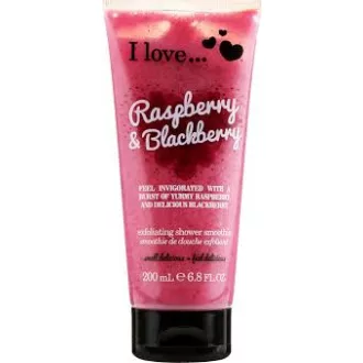 I love málna peeling hatású tusfürdő