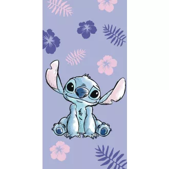   Disney Lilo és Stitch, A csillagkutya Purple fürdőlepedő, strand törölköző 70x140cm