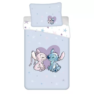   Disney Lilo és Stitch, A csillagkutya Heart ágyneműhuzat 140×200cm, 70×90 cm